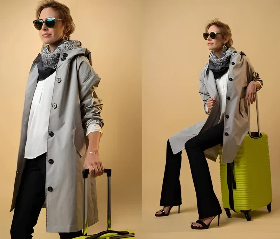 Women's Waterproof Oversized Trench Coat