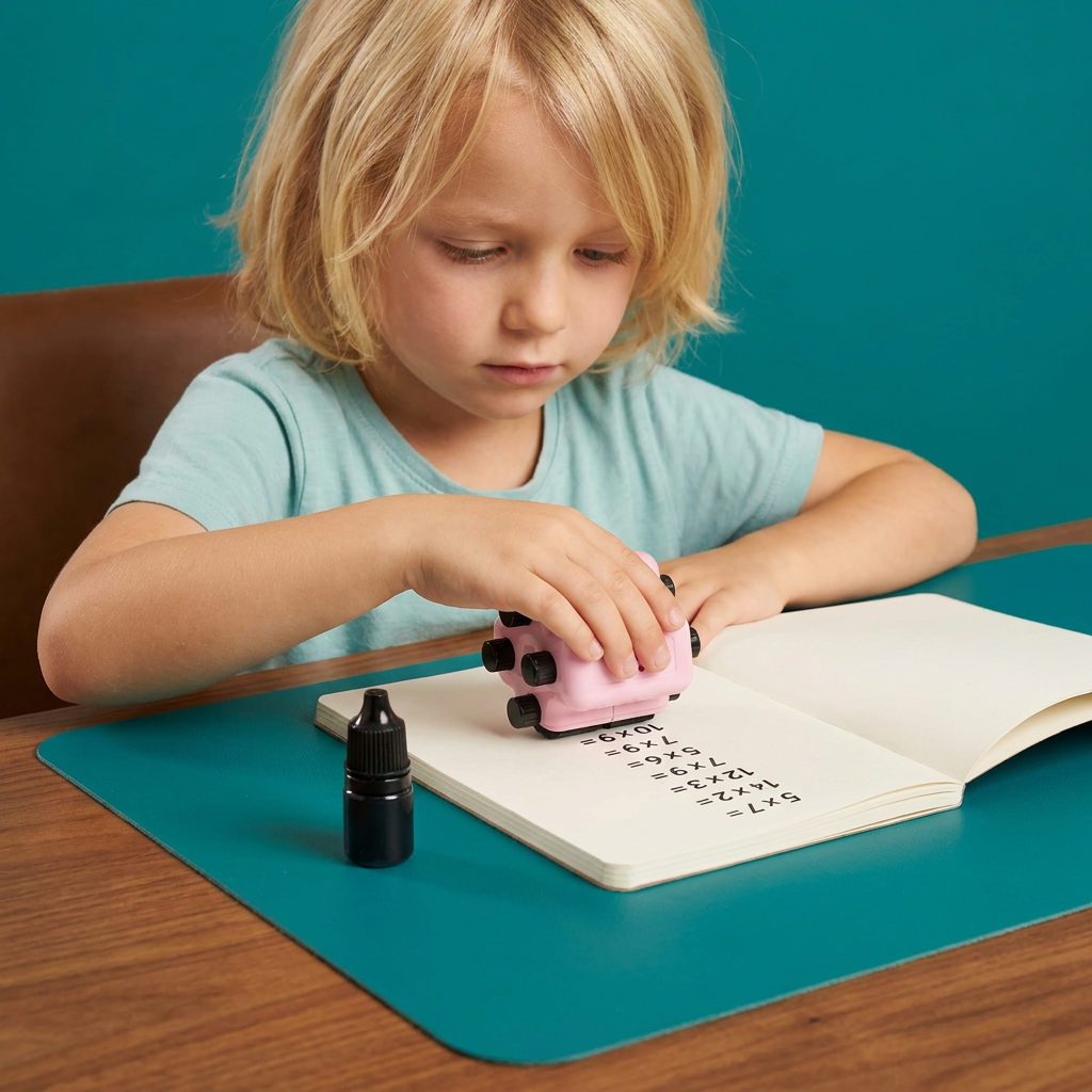 4-in-1 Math Rolling Stamp β Practicing Addition, Subtraction, Multiplication & Division