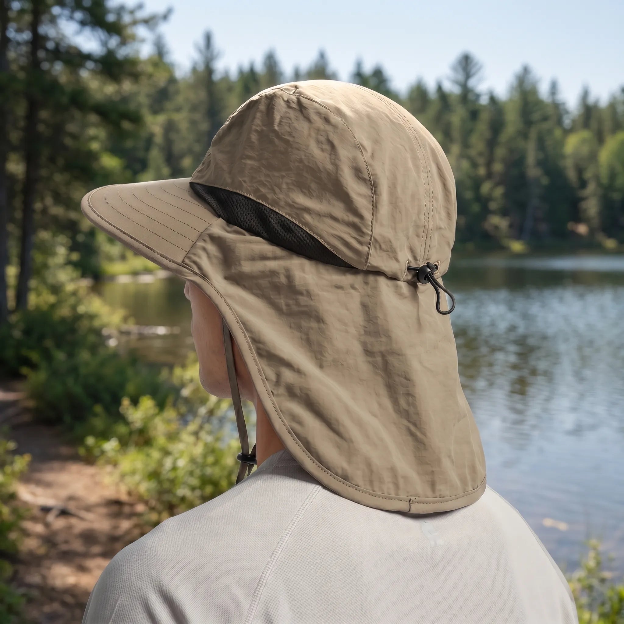 Nordspur | Brimveil Hiking Sun Hat with Neck Flap | UPF 50+