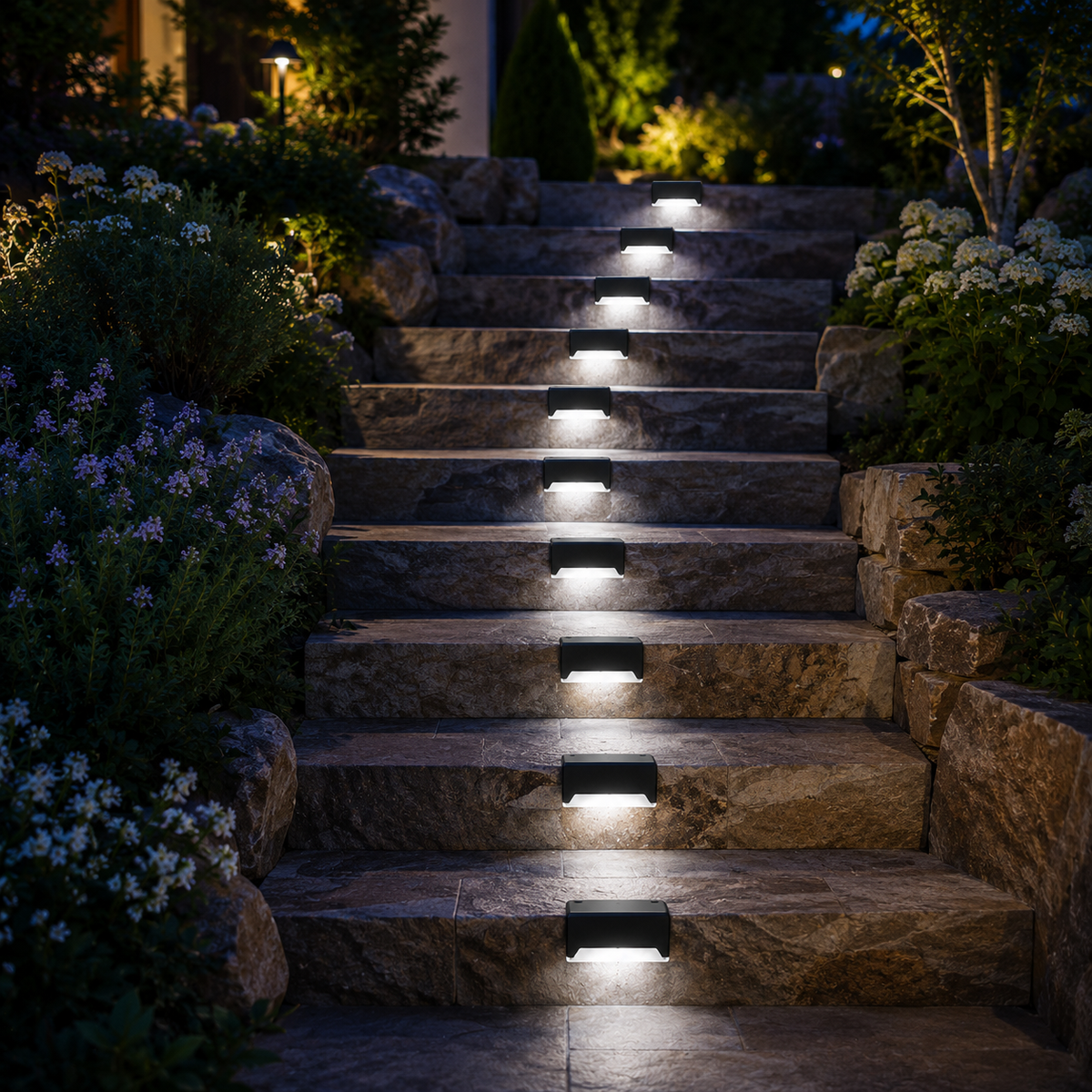 Nordspur | Soluxe Solar-Powered Outdoor Step Lamp
