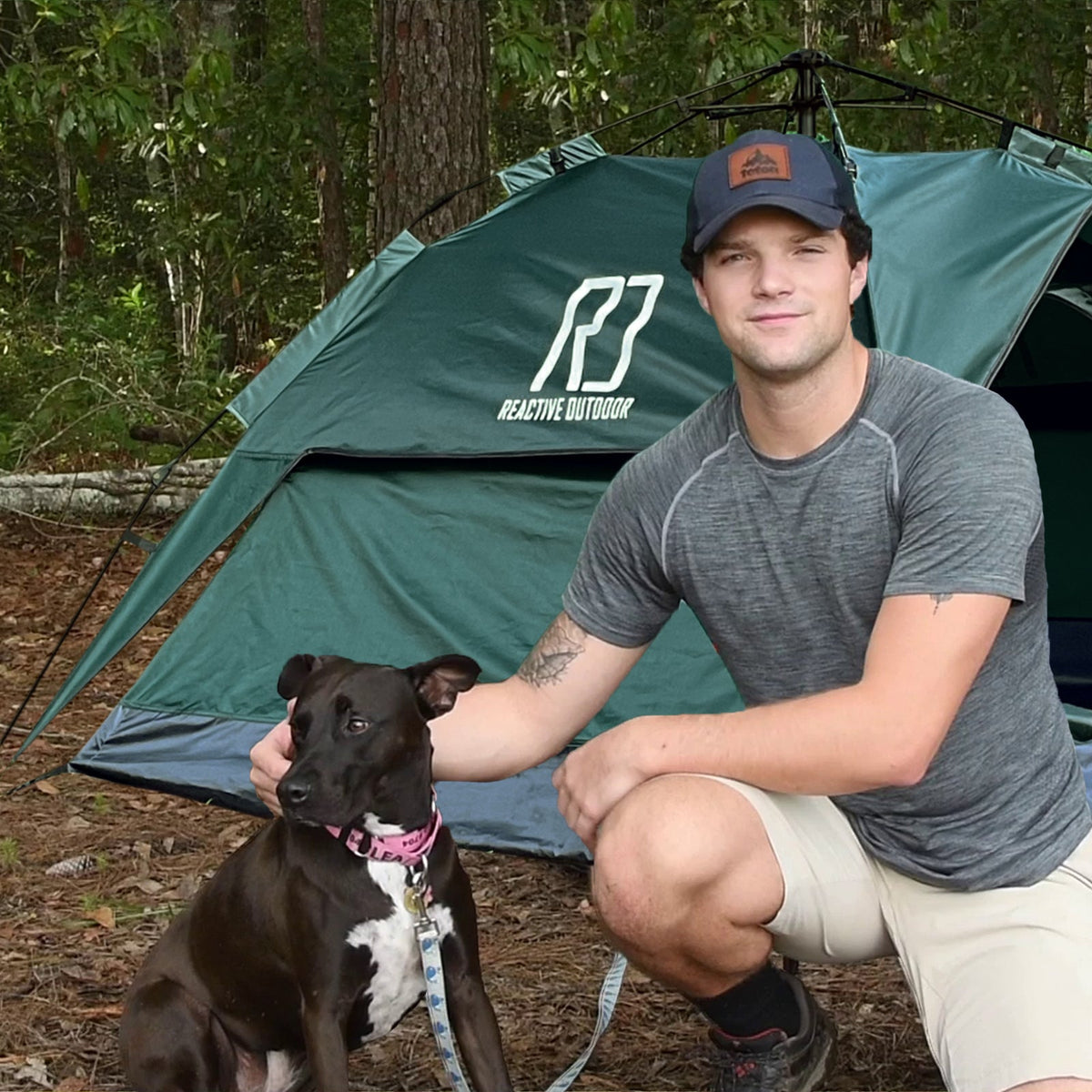 Large-Sized 3 Secs Tent + FREE Camping Tarp (Up to 3 Person)