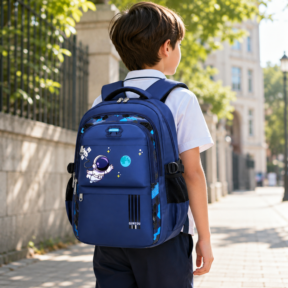 Nordspur | AstroVibe Waterproof Polyester School Backpack