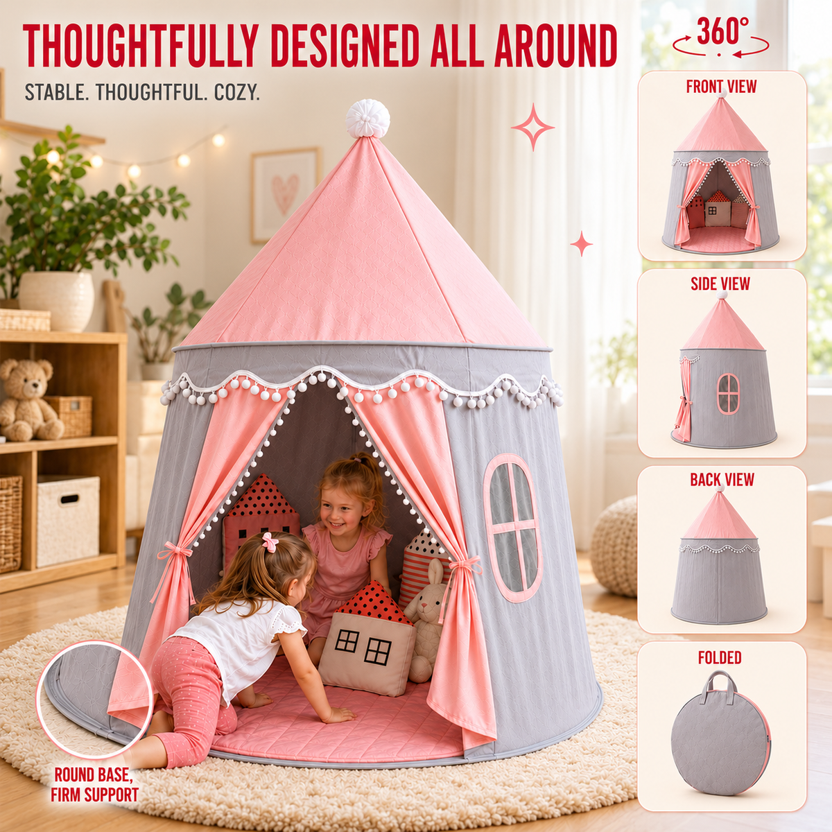 Nordspur | CastleNook Foldable Children's Play Tent