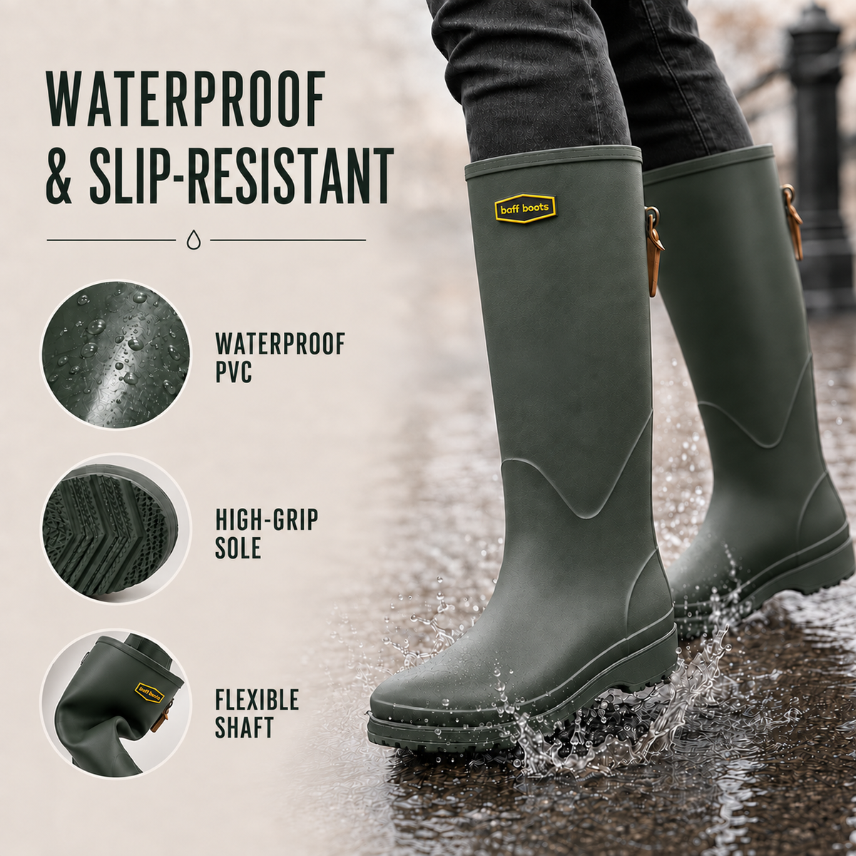Nordspur | RainVale Tall Boots