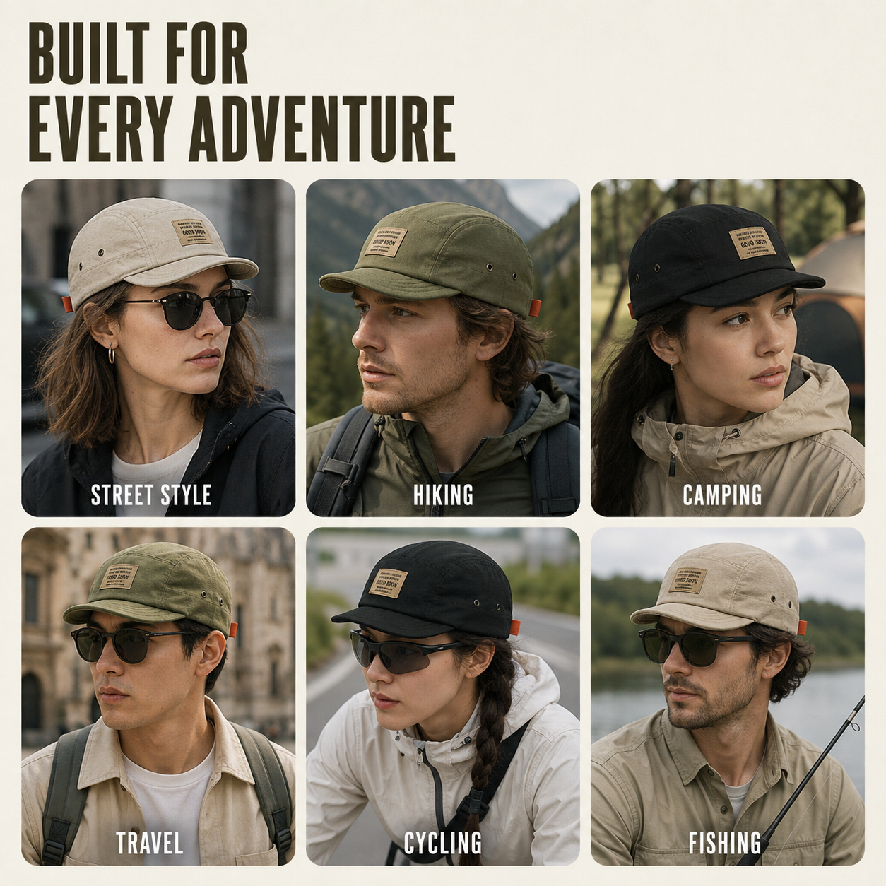 Nordspur | Snapvik Five-Panel Short Brim Cap