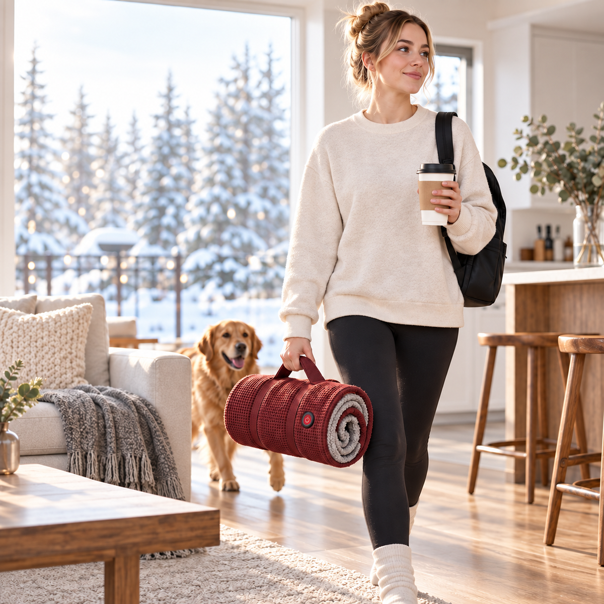 Wearable Heated Blanket – Cozy Hands-Free Warmth
