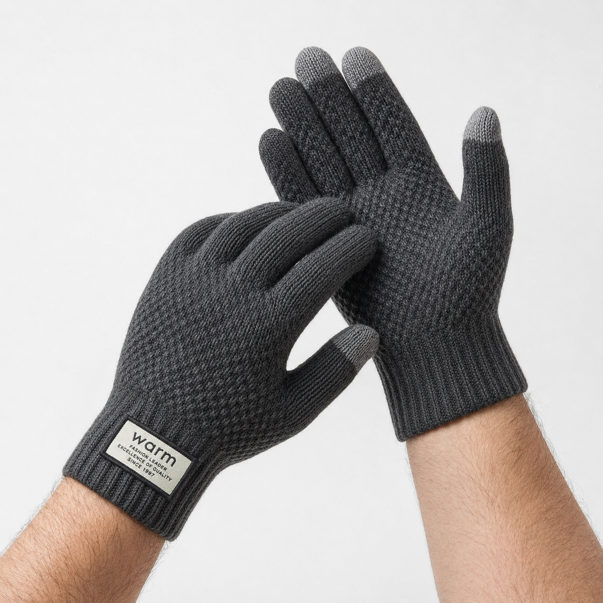 Nordspur | TouchWeave Textured Knit Touchscreen Thermal Gloves