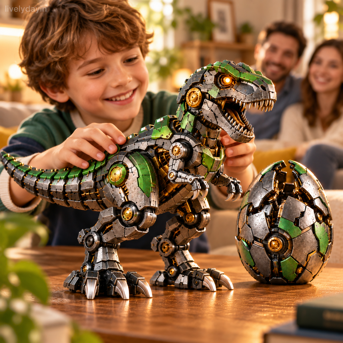 Mechanical T-Rex Egg - From Mysterious Egg to Mighty Robotic Dinosaur