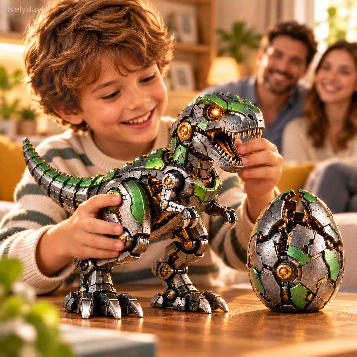 Mechanical T-Rex Egg - From Mysterious Egg to Mighty Robotic Dinosaur