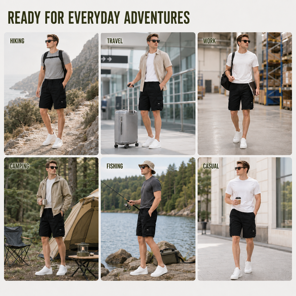 Nordspur | Vecturok Casual Tactical Cargo Shorts