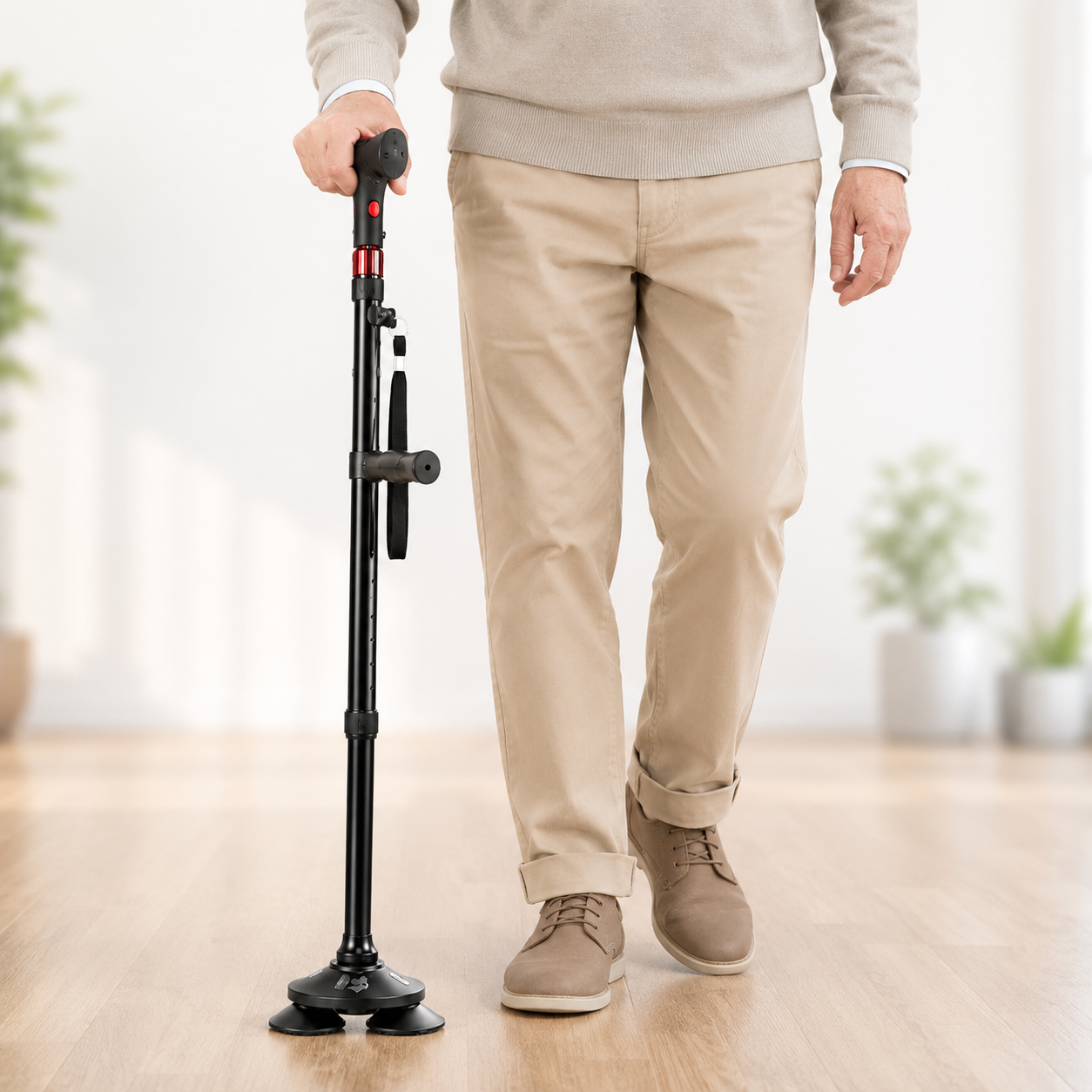 Nordspur | StabiliTrek Foldable Aluminum Quad Cane