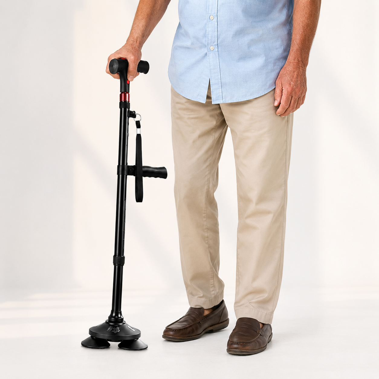 Nordspur | StabiliTrek Foldable Aluminum Quad Cane