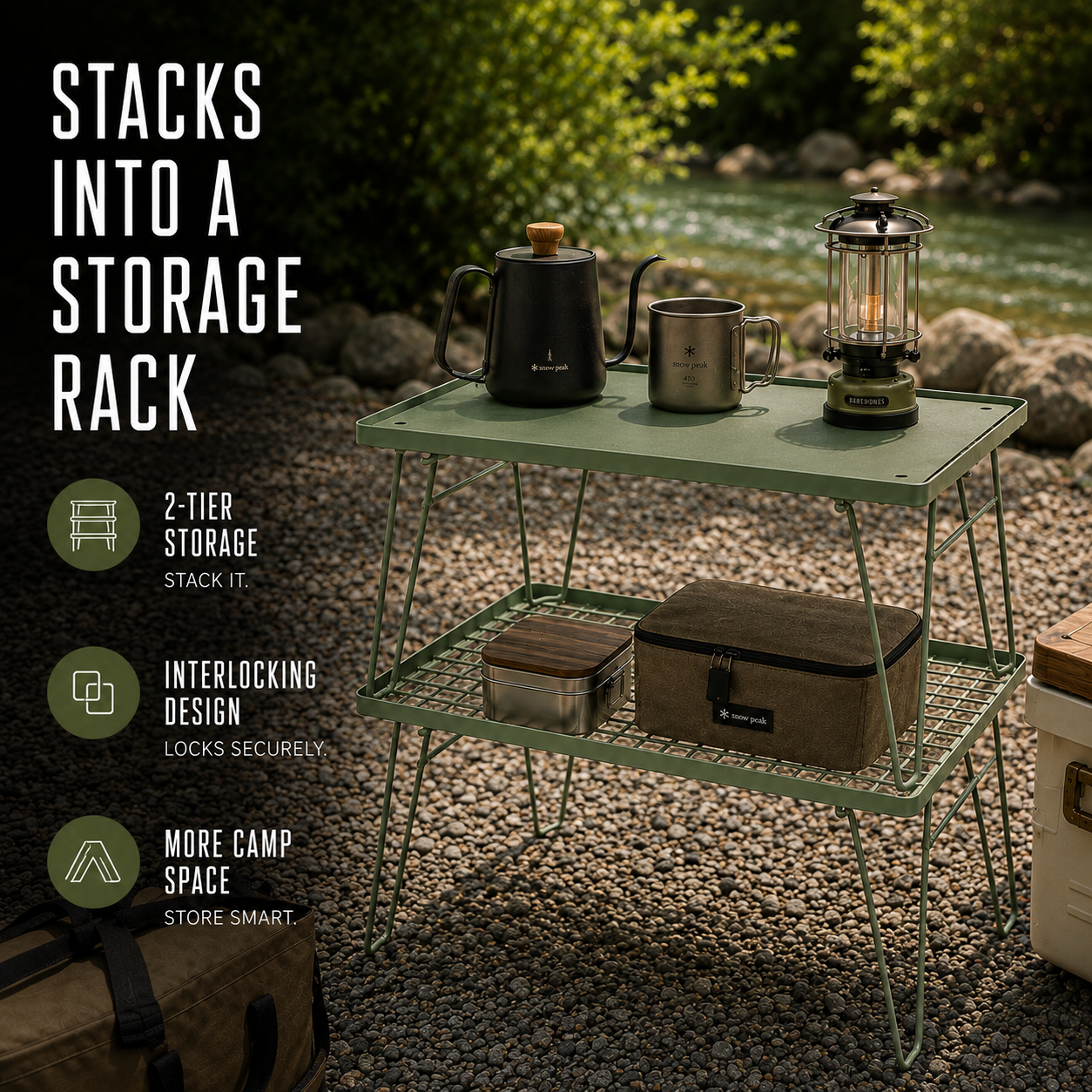 Nordspur | Stackly Stackable Foldable Outdoor Camping Table