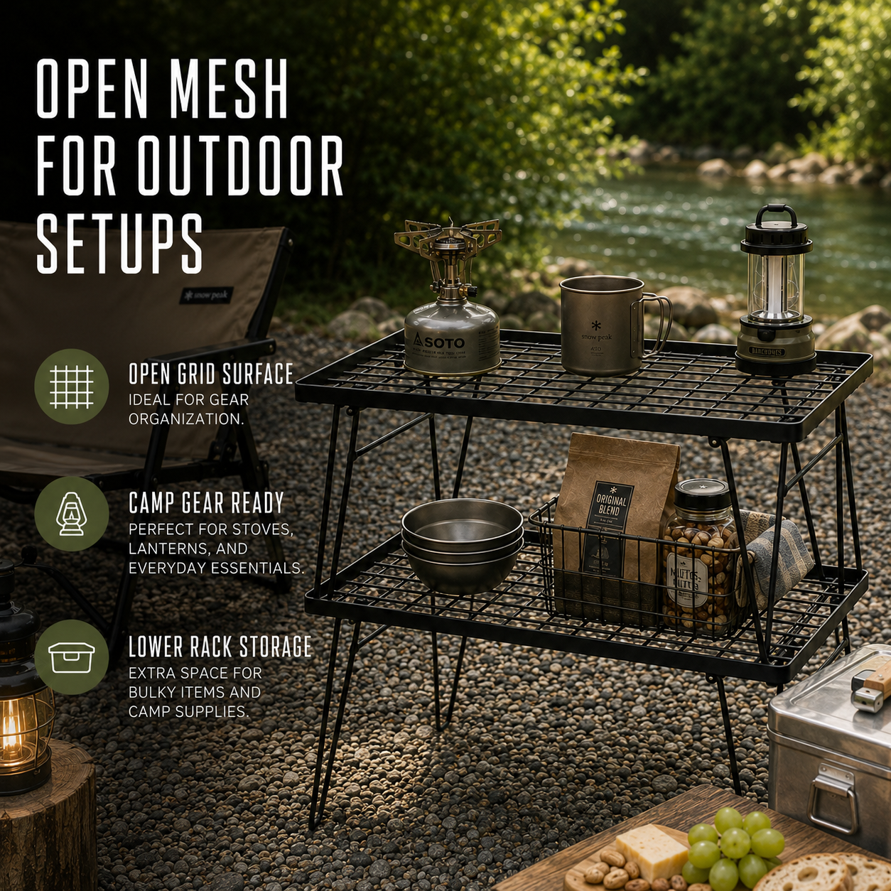 Nordspur | Stackly Stackable Foldable Outdoor Camping Table