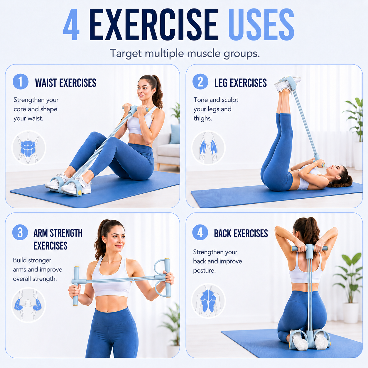 Nordspur | FlexiPull 6-Tube Resistance Band
