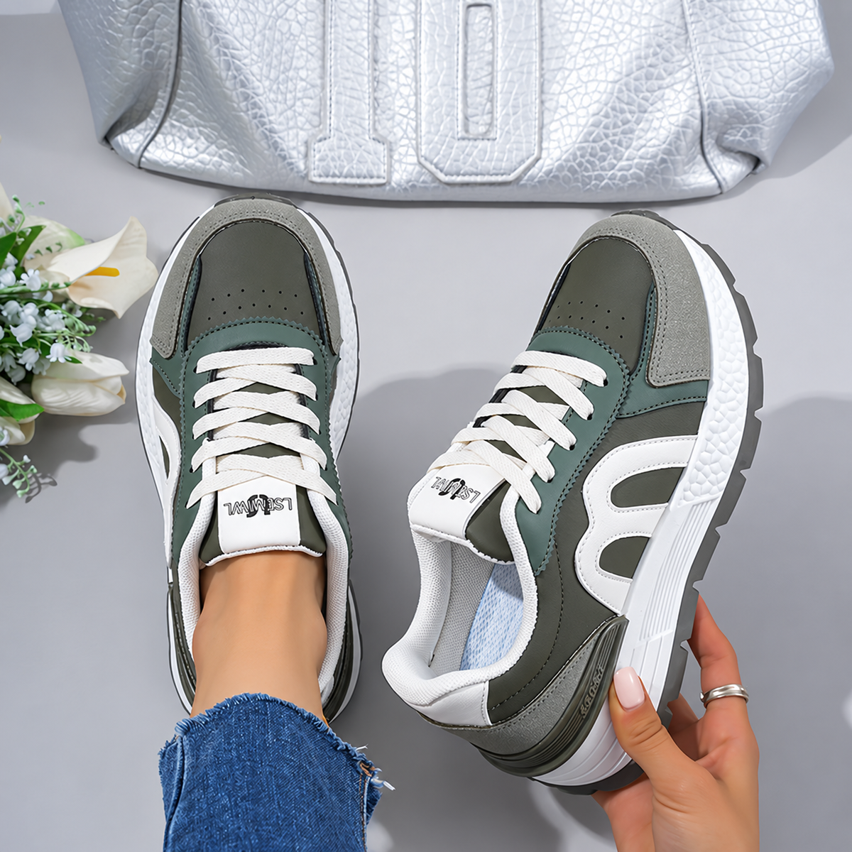 Marie Sneakers | Extra Wide, Cushioning Sneakers