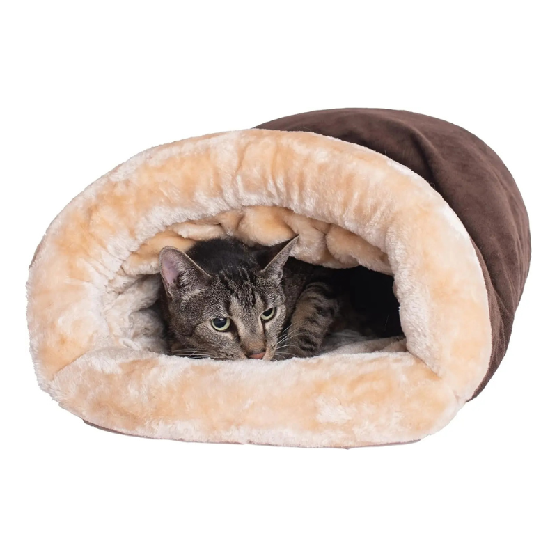 Soft Cave Bed for Curled-Up Comfort