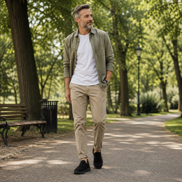 Men's Lightweight Shoes with Non-Slip Sole