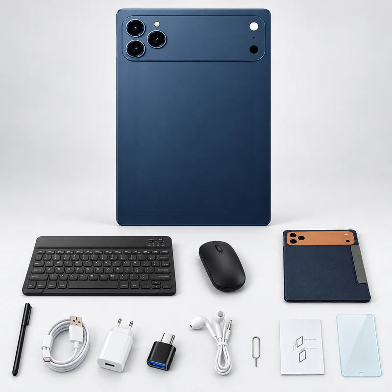 Nordspur | HK 18 PRO MAX Android Tablet – Dual SIM, 3G/4G, Keyboard & Mouse