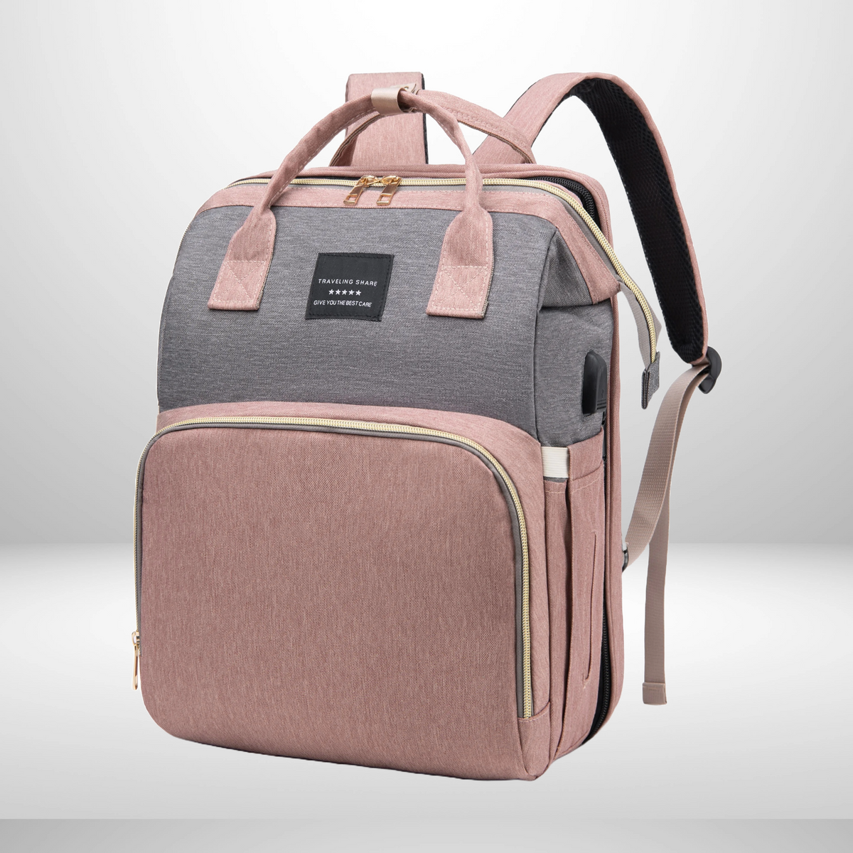 Always Prepared – Multifunctional Diaper Bag with Bed