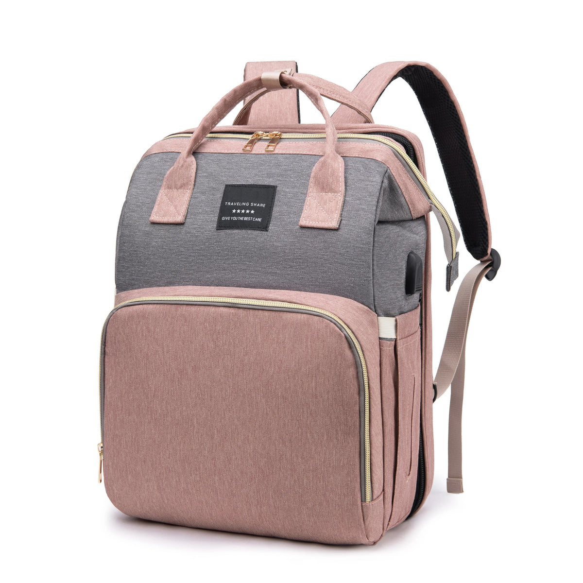 Always Prepared – Multifunctional Diaper Bag with Bed