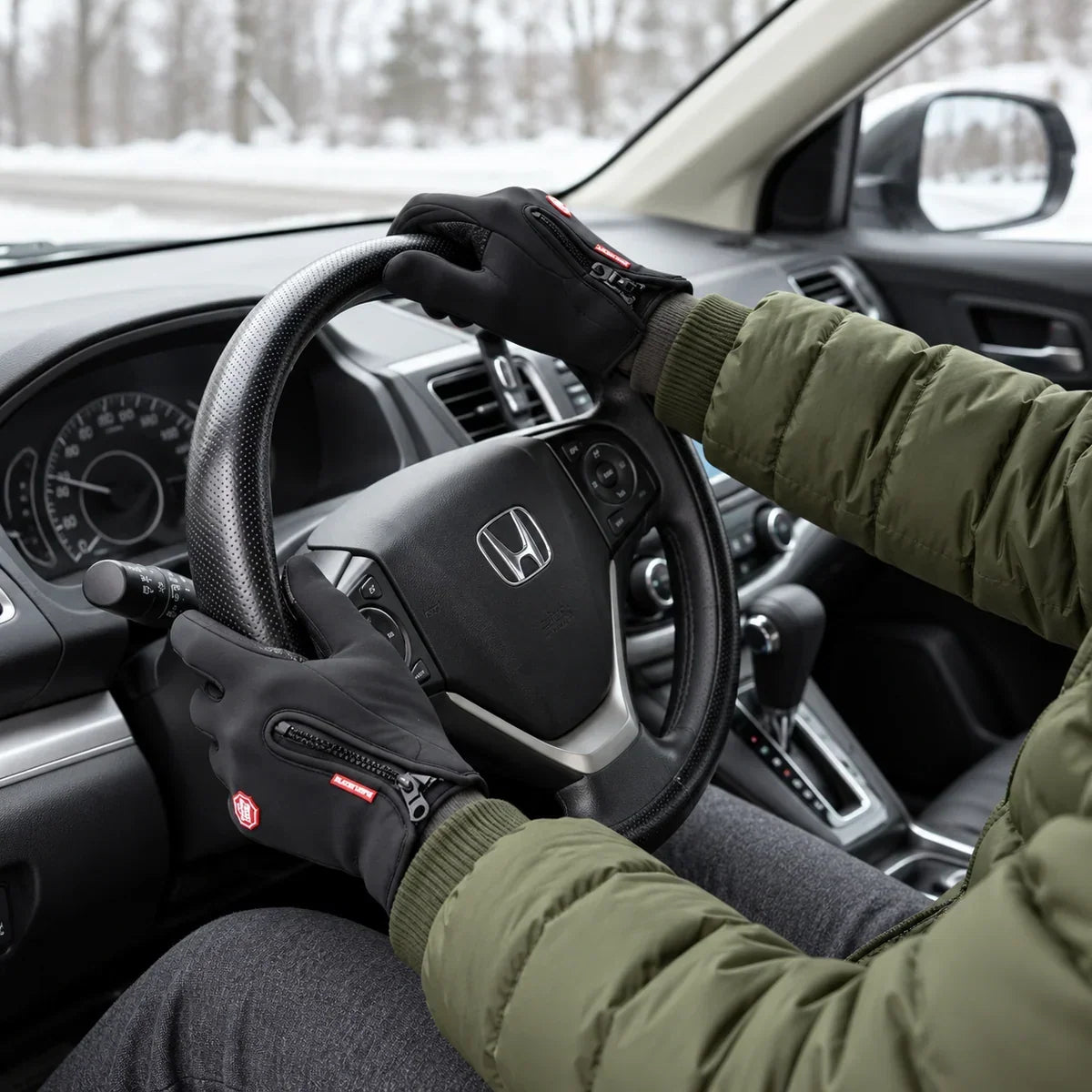 Frostiva | Heated Ski Gloves | Warm Hands on the Slopes | Waterproof & Windproof