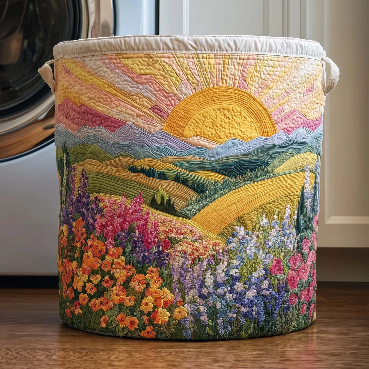 Hand-Quilted Basket