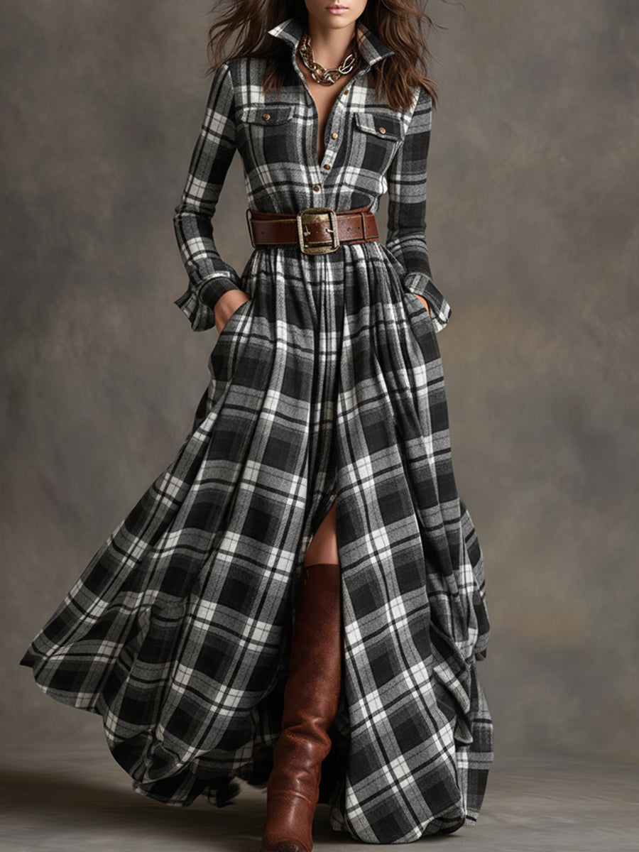 Belted Shirt Dress