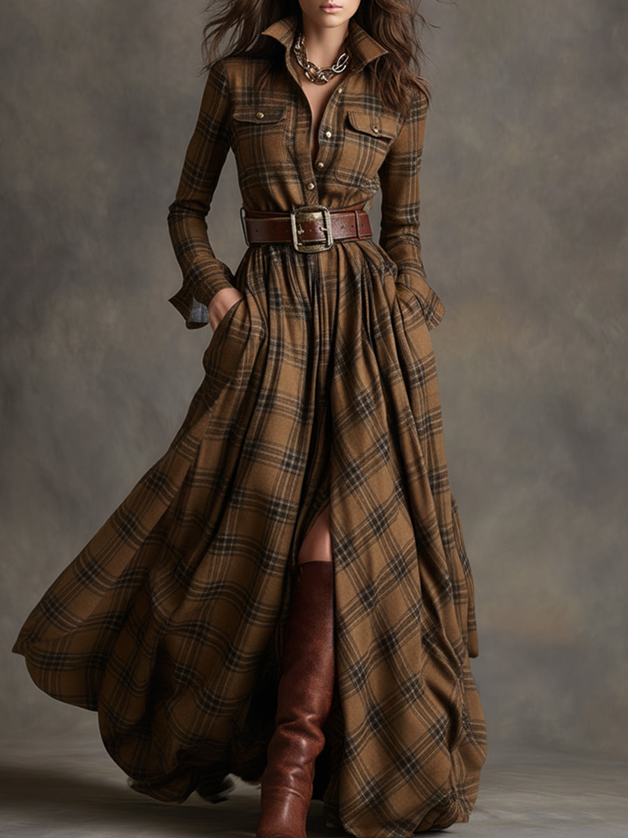 Belted Shirt Dress