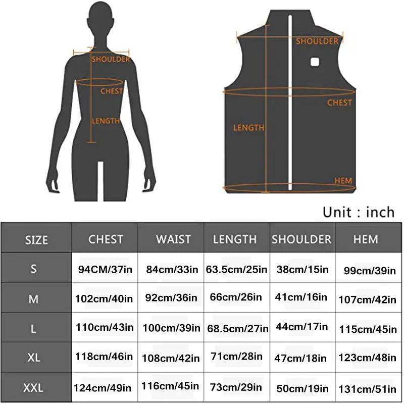 Women's Heated Vest | USB Heated Vest with Infrared Technology | Heat-Regulating & Lightweight | Ideal for Autumn & Winter