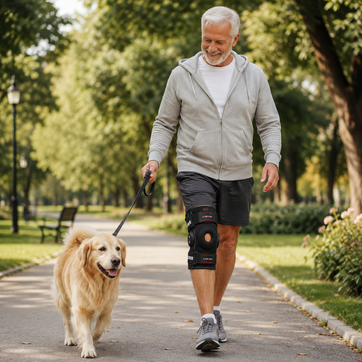 Hinged Gym Knee Support Brace