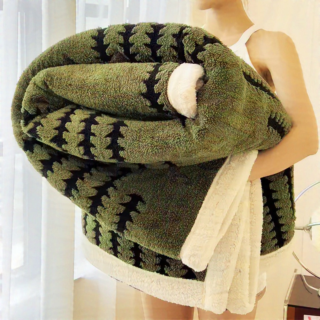 Aspen Plush Throw Blanket