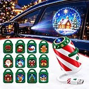 12-in-1 USB Christmas Starry Sky Projector