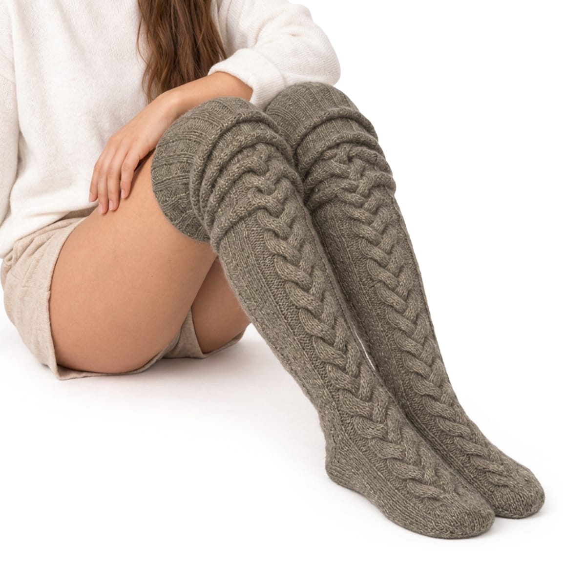 Warm and Comfortable Knee-High Socks