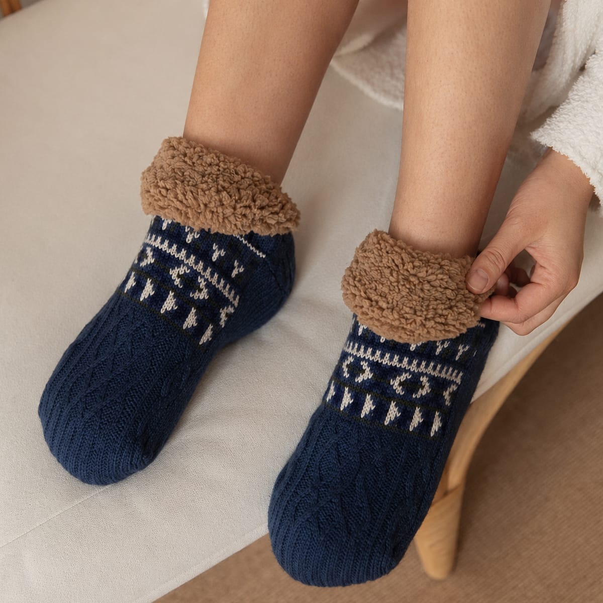 Winter Socks with Fleece Lining