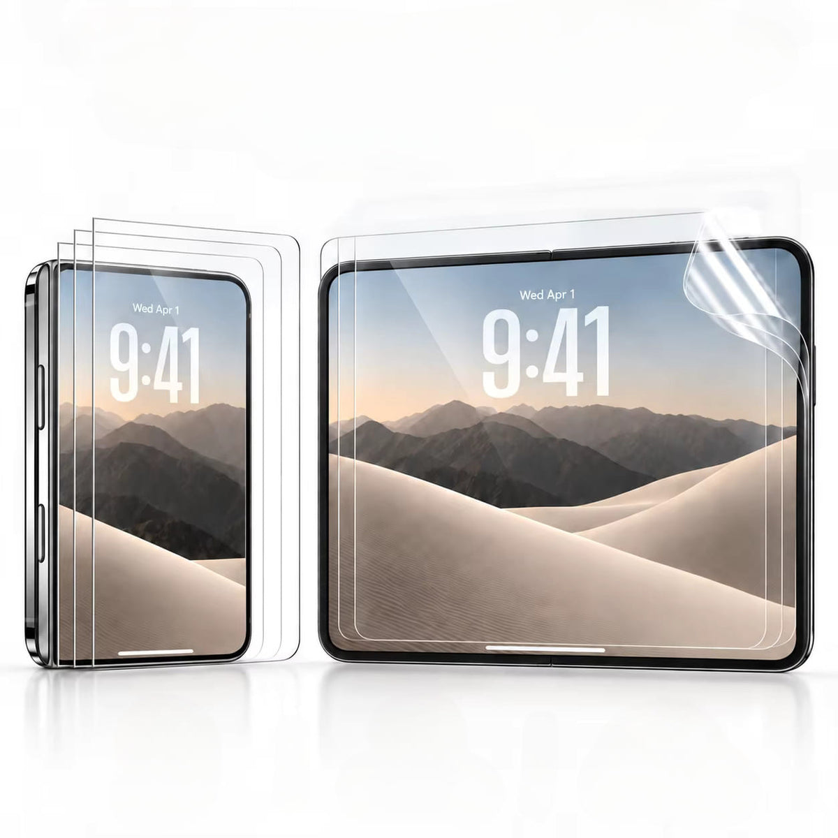 Inside AND Outside Screen Protectors for iPhone Duo