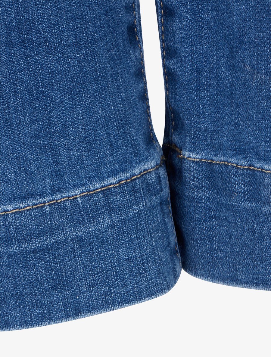5-Pocket Faded Straight Jeans