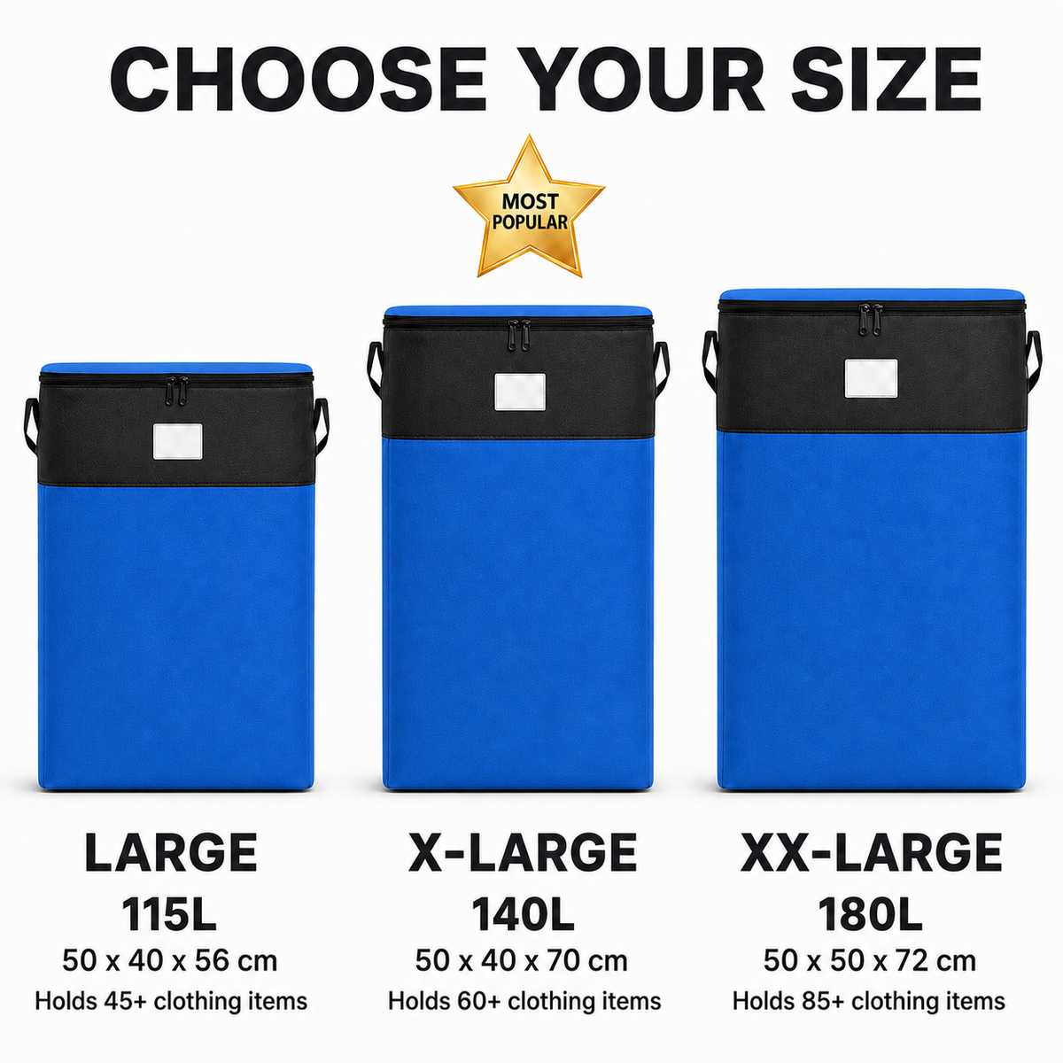 Jumbo Moving & Storage Bag (Waterproof, Tearproof)