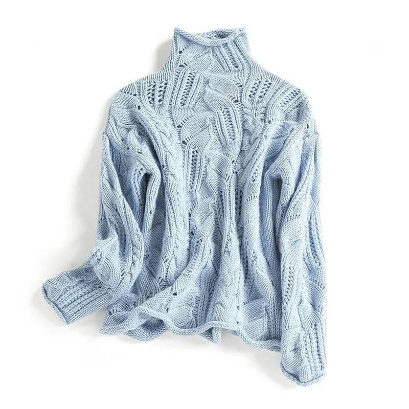 Women's Cashmere Sweater - Premium Fine Knit - Classic-Elegant