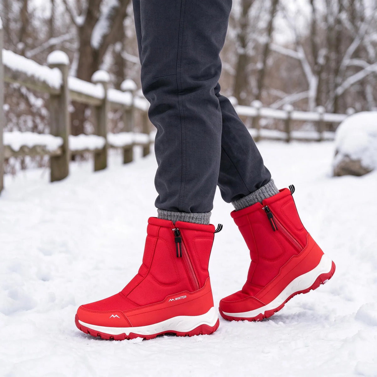 Ladies Snow Boots Wide Fit | Insulated Winter Footwear