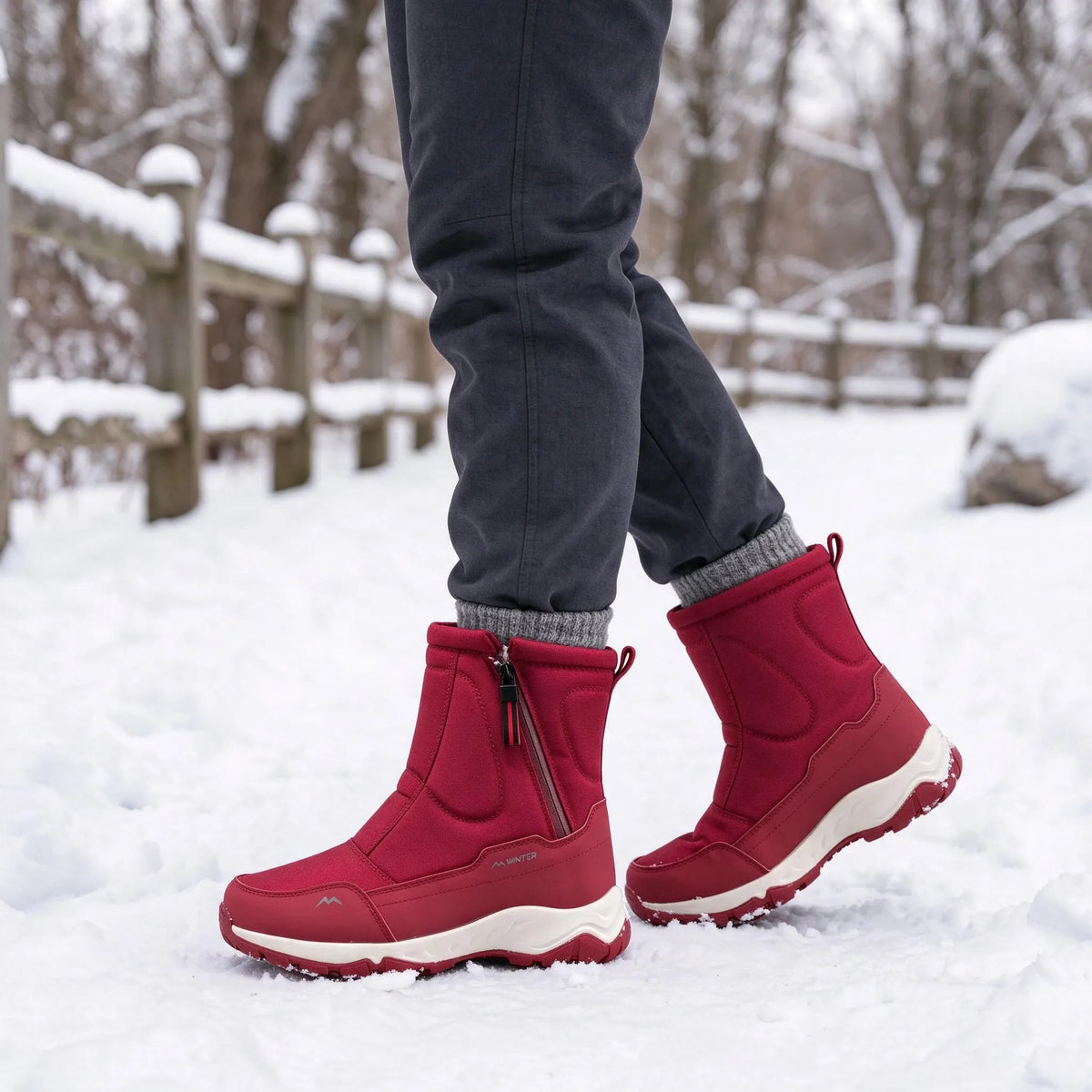 Ladies Snow Boots Wide Fit | Insulated Winter Footwear