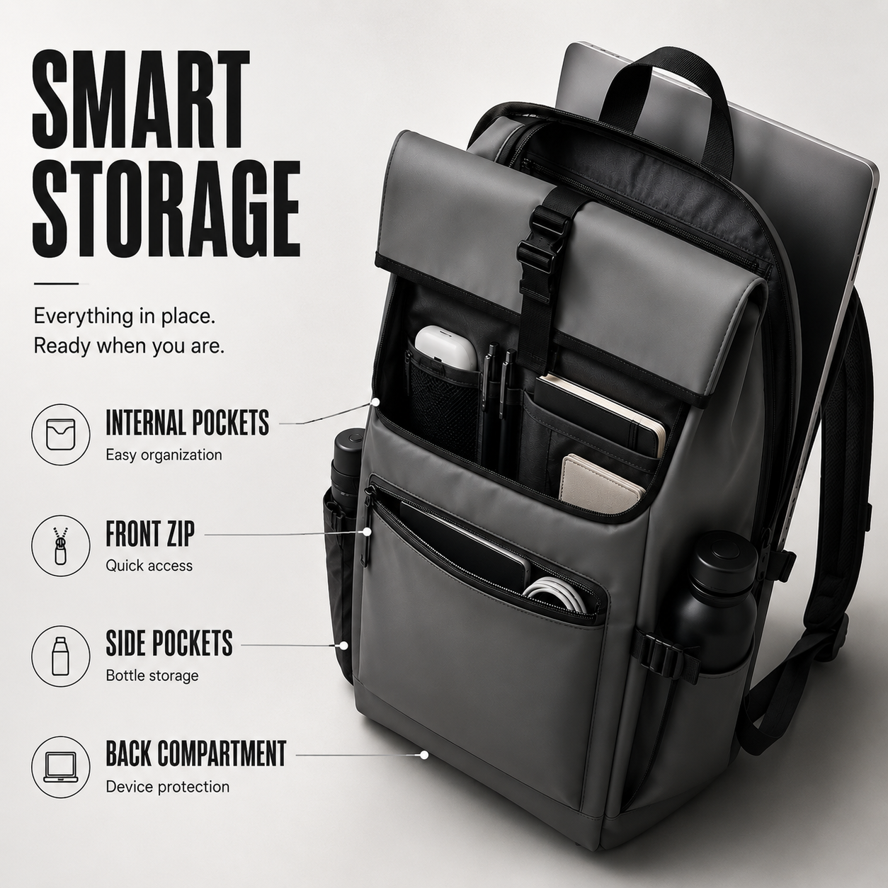 Nordspur | Large Capacity Commuter Backpack
