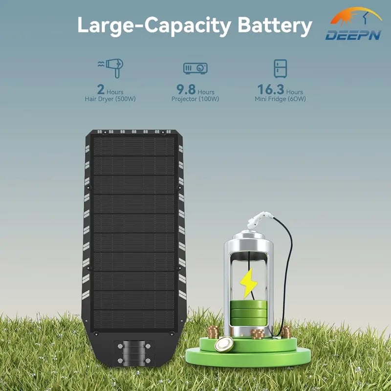 Solar LED Street Light – Ultra Bright Outdoor Security Light