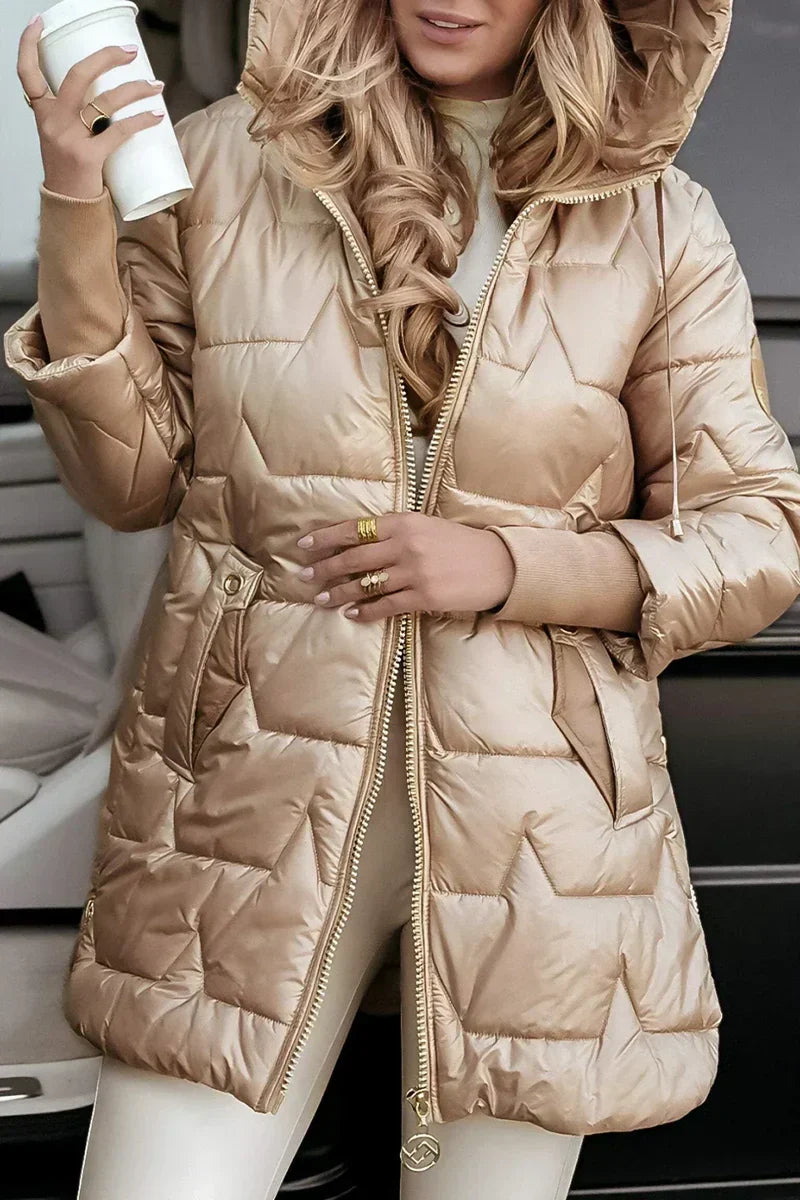Winter Coat with Hood for Warmth and Comfort in Timeless Style for Everyday Wear