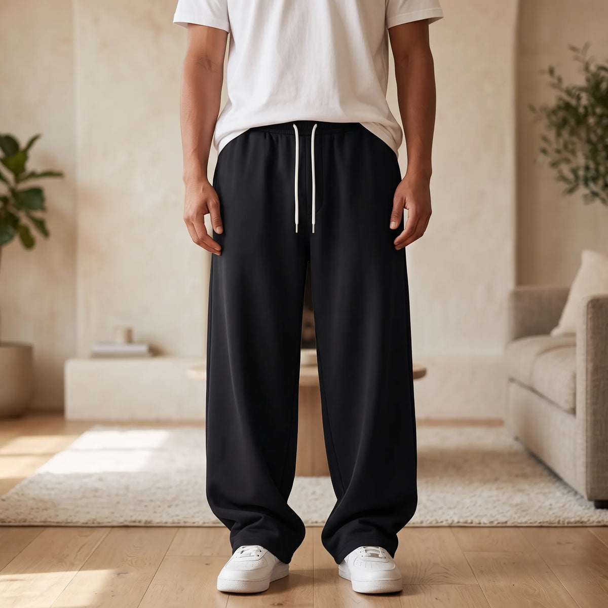 Loose Full-Length Lounging Joggers