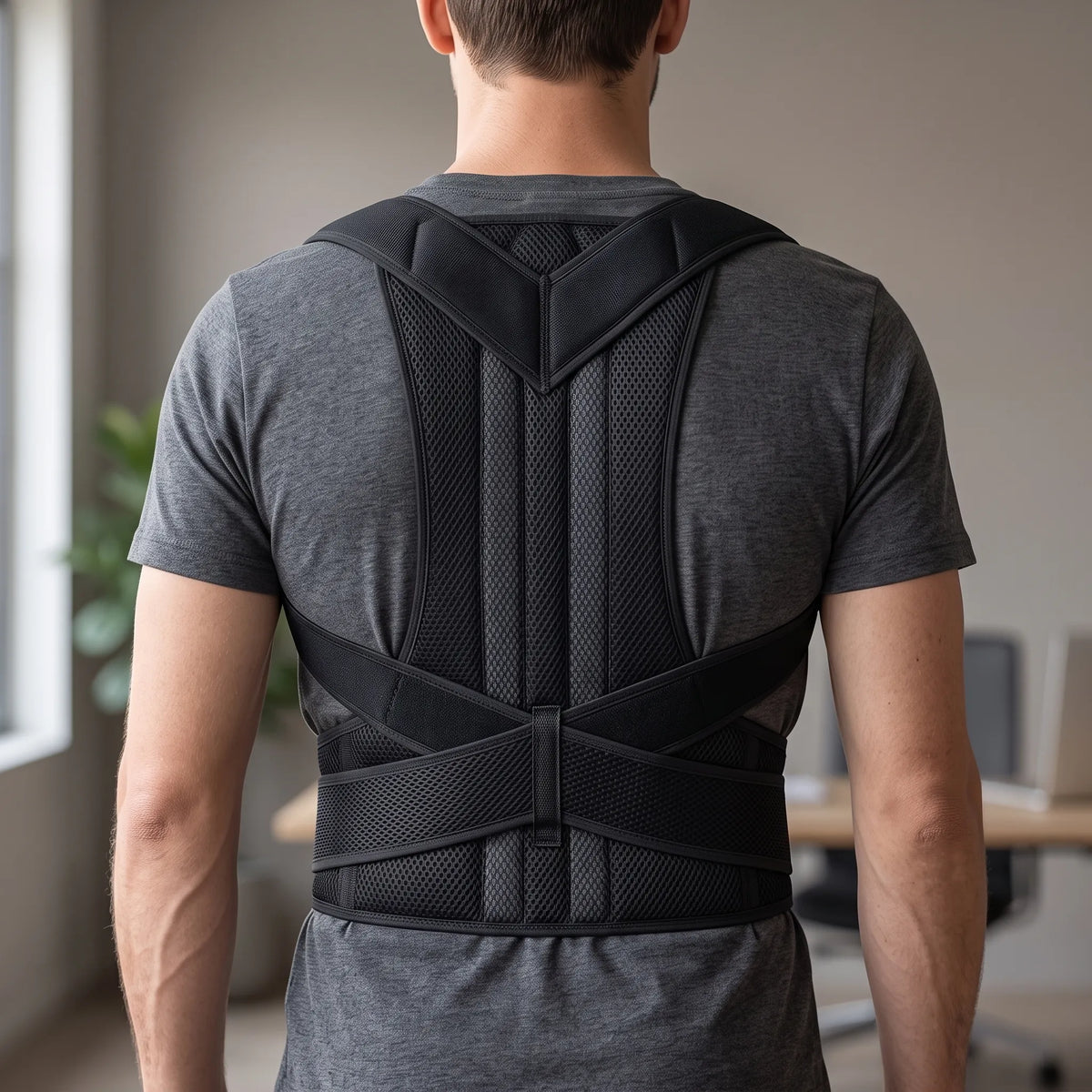 Lower Back Posture Corrector With Lumbar Support