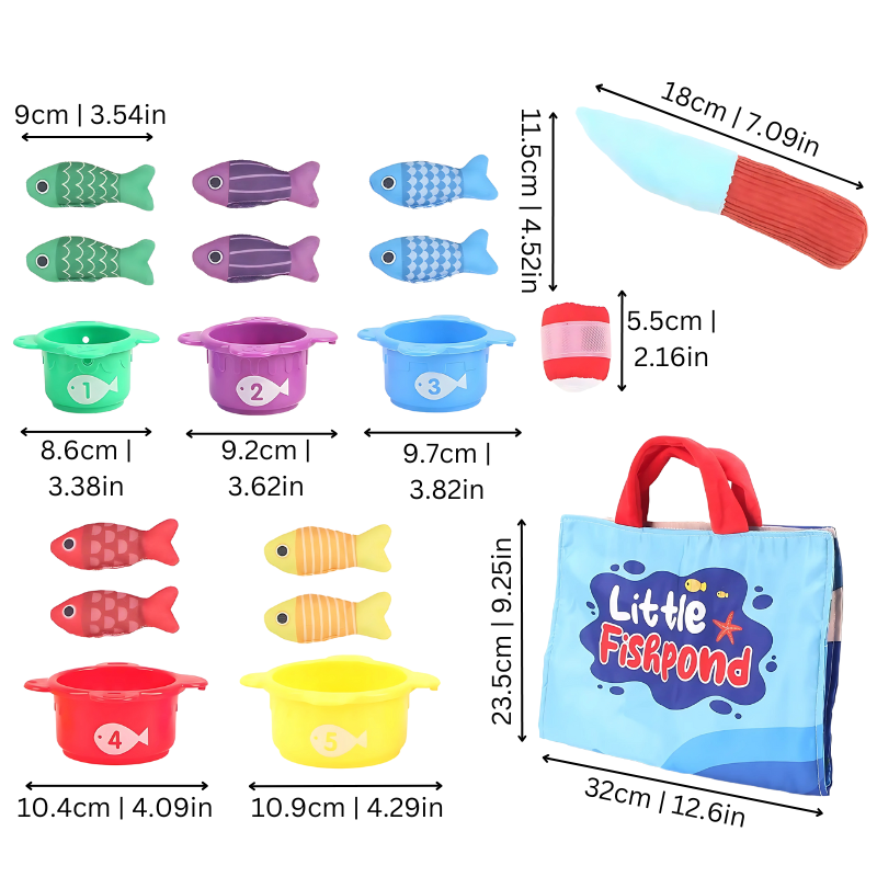 Montessori Fishing Game