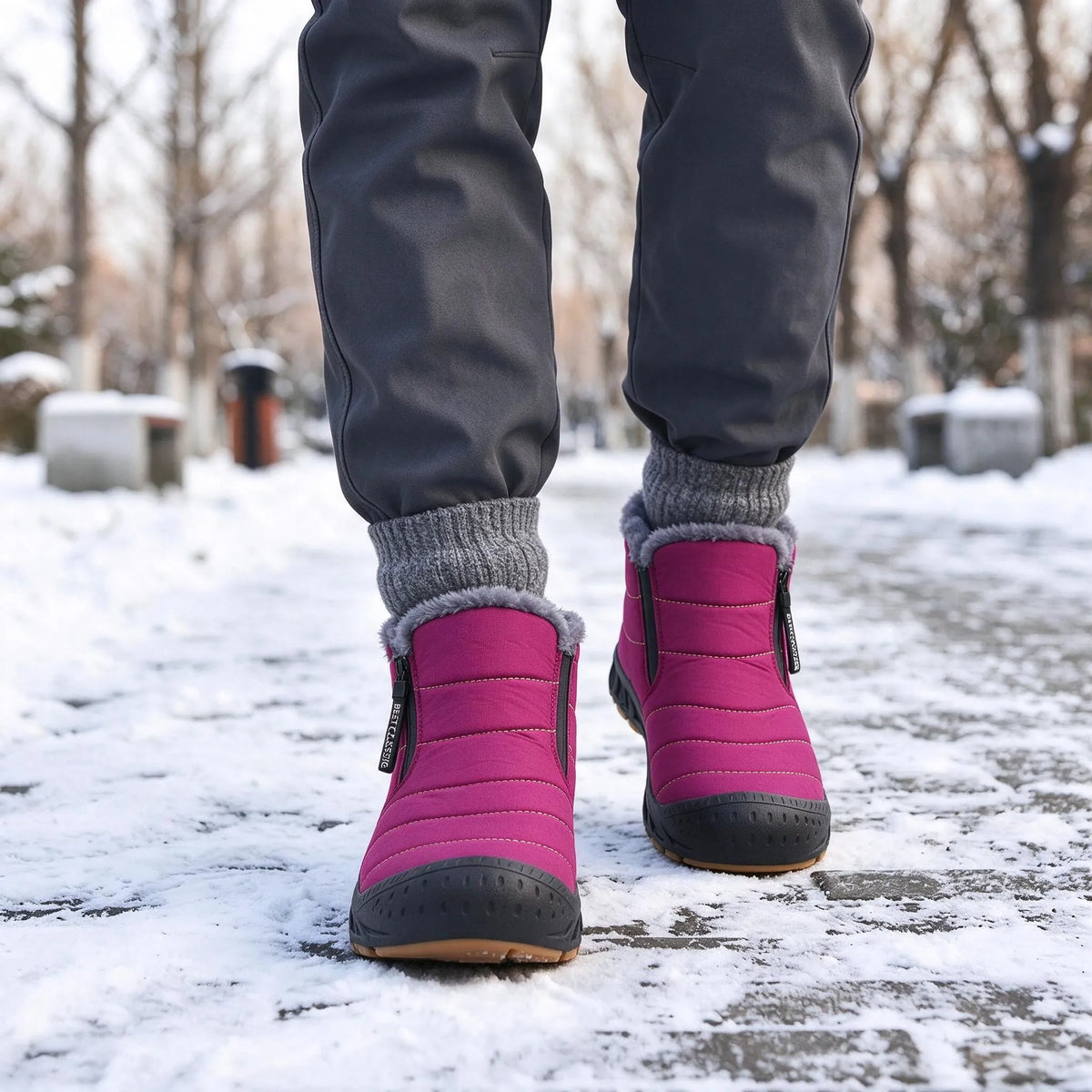 Men's Winter Snow Boots | Water Resistant Footwear