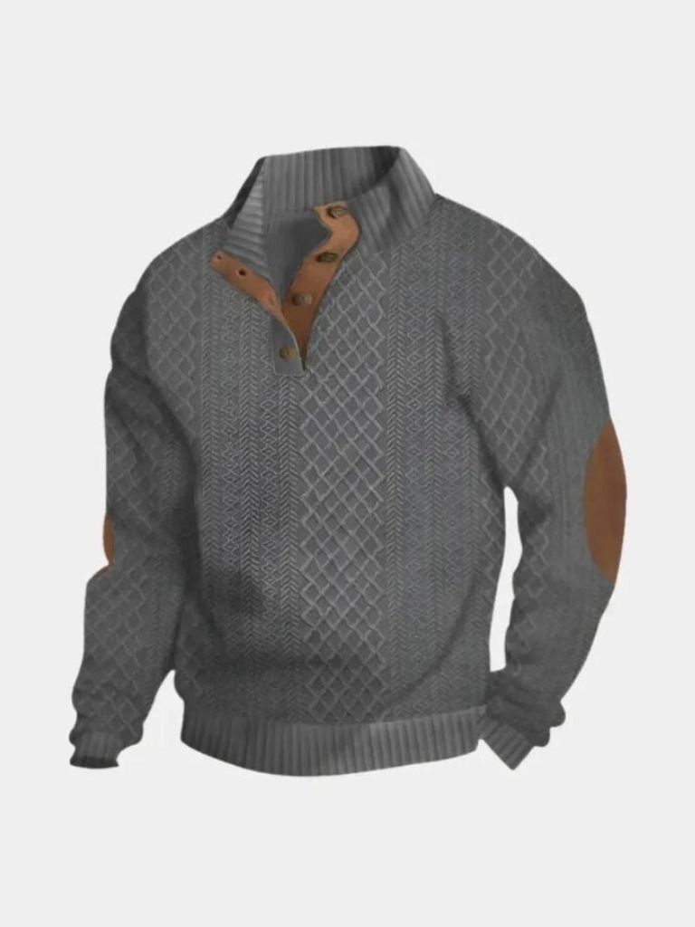 Classic High Collar Pullover