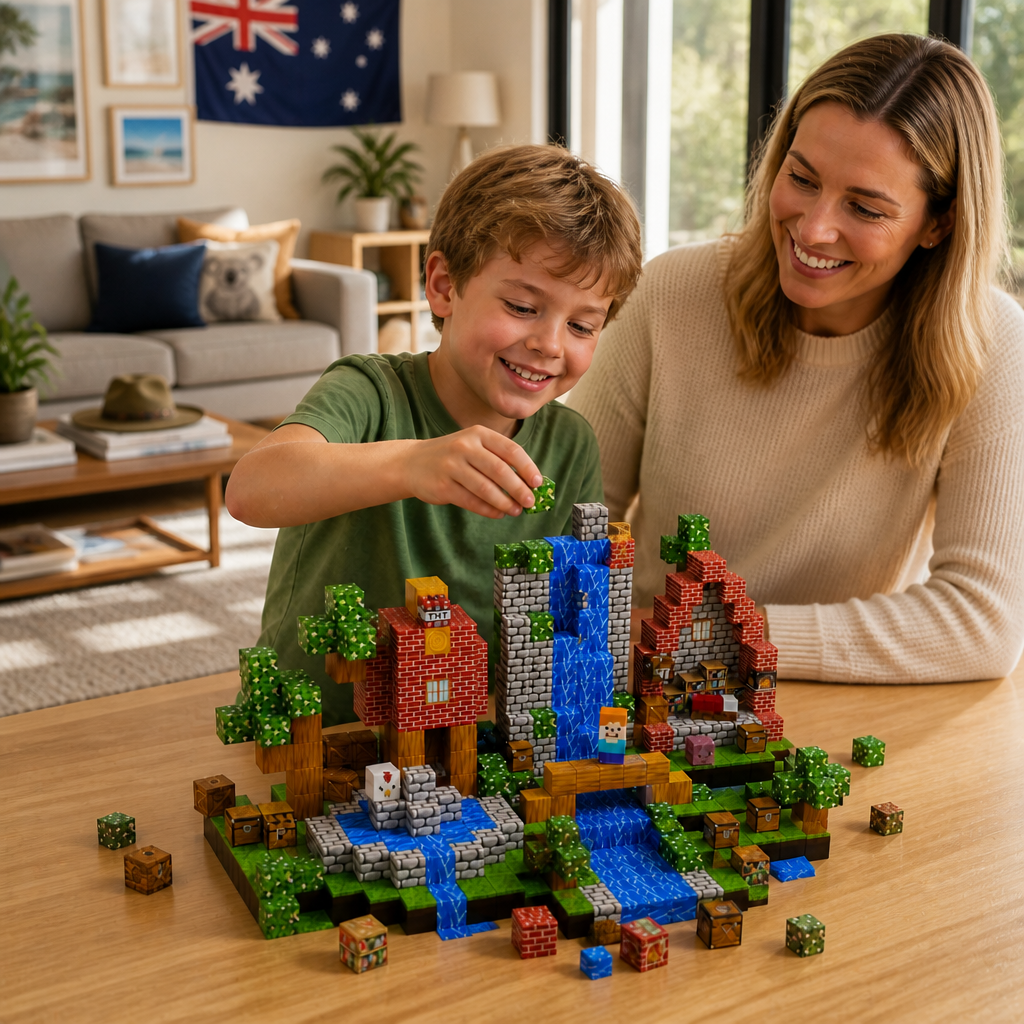100-Piece Magnetic Building Cube Set β Montessori STEM Construction Toy for Kids